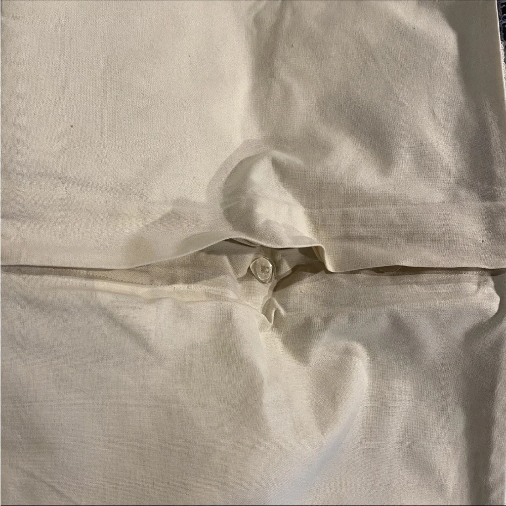 Pottery Barn Chevron Grey and Cream Pillow Sham 16
